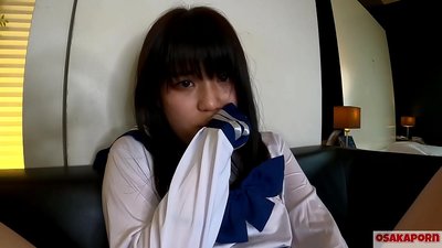 18 वर्षीय जापानी केटी सानो स्तन squirts र औँला fucking र सेक्स खेलौना संग orgasms संग। स्कूल कस्प्ले पोशाकमा एसियाली केटीले एमेच्योर भिडियोमा ब्लोजब दिन्छ। माओ ७ ओसाकापोर्न ।